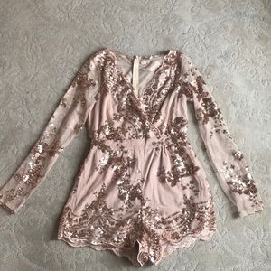 Sequined Romper